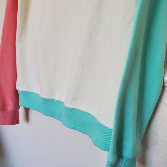 CivilizeD Bear Colorblock Hoodie Sweatshirt Streetwear Raining Money Hip Hop S - Picture 11 of 16